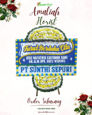 Papan Bunga Duka di Delanggu