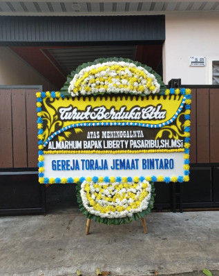 Papan Bunga Duka di Delanggu