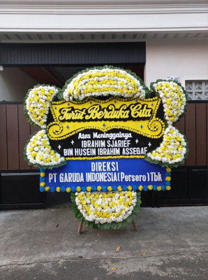 Papan Bunga Duka di Delanggu