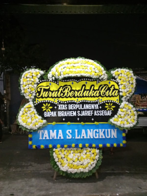 Papan Bunga Duka di Delanggu