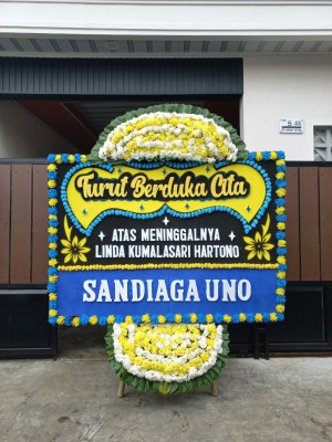 Papan Bunga Duka di Delanggu
